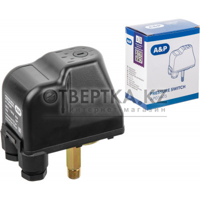 Реле давления для насоса 1/4" нар. A&P AP03A05
