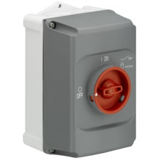 Корпус/короб для моторных автоматов IP65, серый/красная рукоятка ABB IB132-F 1SAM201911R1012