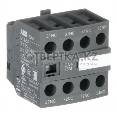 Вспомогательный контактор ABB CA4-13M, 1 NO + 3 NC 1SBN010140R1113