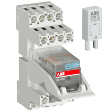 Bнтерфейсное электромеханическое реле ABB CR‑M024DC4LS42V 1SVR405613R1011