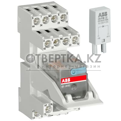 Bнтерфейсное электромеханическое реле ABB CR‑M024DC4LS42V 1SVR405613R1011