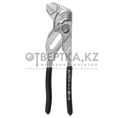 Клещи переставные-гаечный ключ pWRENCH 180 мм до 40 мм, пласт. рук. ALTECO Industrial 0805-1K-180-X