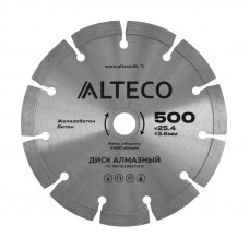 Диск алмазный по железобетону ALTECO 500x25.4x3.6мм Диск алмазный по железобетону ALTECO 500x25.4x3.6мм
