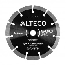 Диск алмазный по асфальту ALTECO 500x25.4x3.6мм в Астане