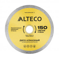 Диск алмазный по керамической плитке ALTECO 150x22.23x1.6мм Диск алмазный по керамической плитке ALTECO 150x22.23x1.6мм