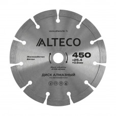 Диск алмазный по железобетону ALTECO 450x25.4x3.6 66492 в Алматы