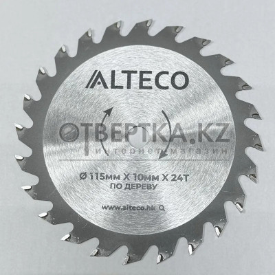 Пильный диск по дереву ALTECO 115х10мм 24Т CMCSB 20115 Li BL