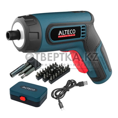 Аккумуляторная отвертка угловая ALTECO CSD 4V