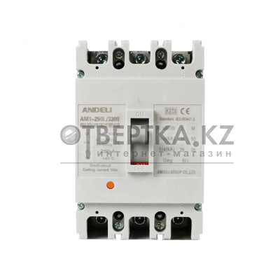 Автоматический выключатель ANDELI AM1-250L 3P 250A AM1-250L 3P 250A-A