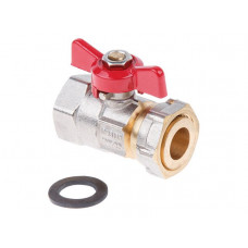 Кран шаровый с накидной гайкой 3/4