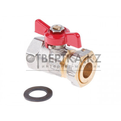 Кран шаровый с накидной гайкой 3/4
