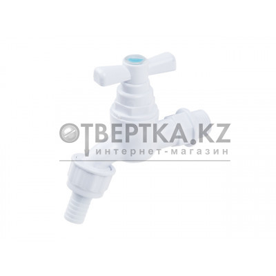 Кран пластиковый водоразборный (для шланга) 1/2