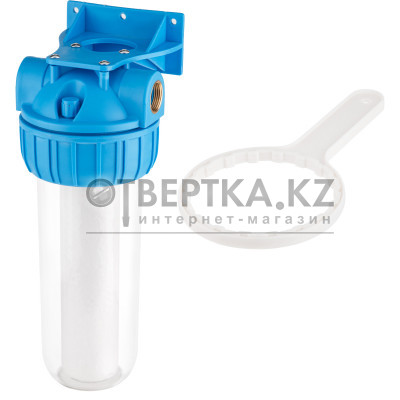 Колба фильтр 10" с прозр. корп. 1", AV Engineering AVE119H01