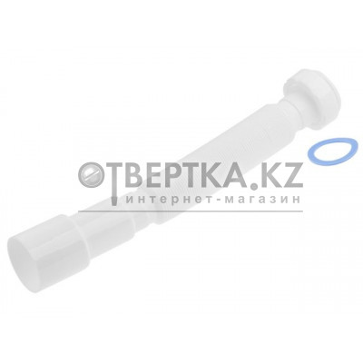 Гибкая труба с гайкой 1 1/2"х40/50 под плоскую прокладку,800мм, AV Engineering AVE129790