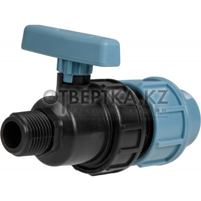 Кран шар. ПЭ 25 х 3/4" нар., AV Engineering AVE1332534M