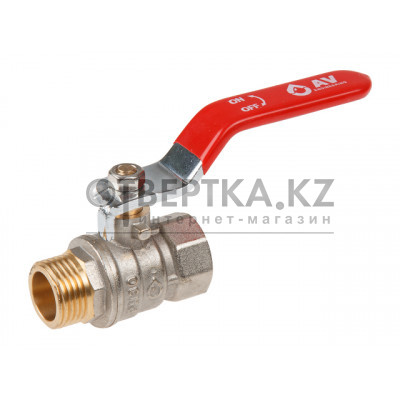 Кран шаровый 1/2" нар.-вн. ручка PN30, AV Engineering AVE140012