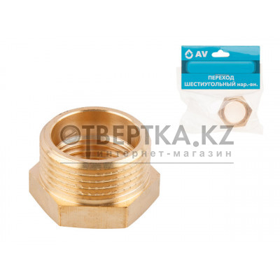 Футорка 1/2" нар. х 1/4" вн., AV Engineering (инд. упак.) AVE305001