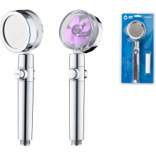 Душевая лейка с кнопкой подачи воды + фильтр, 1-функц., AV Engineering