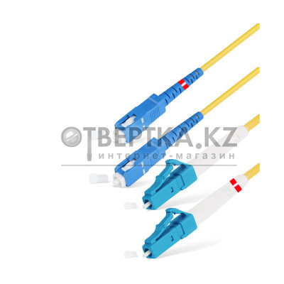 Патч-корд оптический SC/UPC-LC/UPC SM 9/125 Duplex 3.0мм 3 м 12377