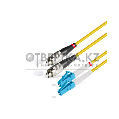 Патч-корд оптический FC/UPC-LC/UPC SM 9/125 Duplex 3.0мм 3 м 12381