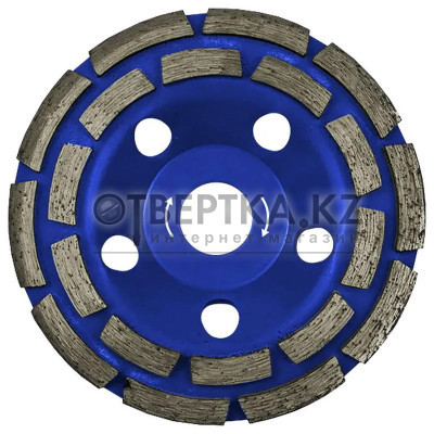 Чашка алмазная двухрядная ALTECO 125x22.23x6мм 125-2-22