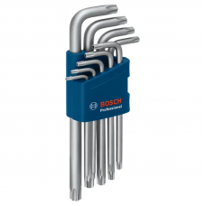 Набор шестигранных ключей BOSCH 9 предметов 1600A01TH4