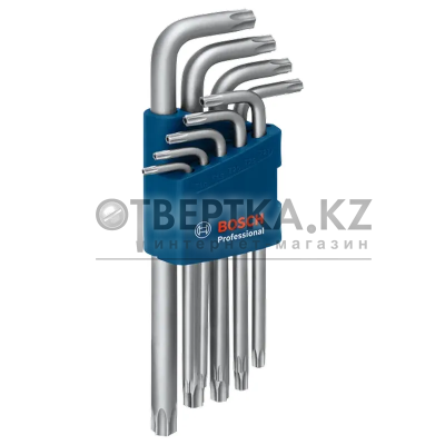 Набор шестигранных ключей BOSCH 9 предметов 1600A01TH4