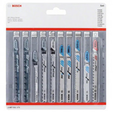 Набор пилок для лобзика Bosch All in One 10шт. 2607011171