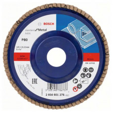 Диск лепестковый торцевой Bosch 125х22.2мм K80 2608601276