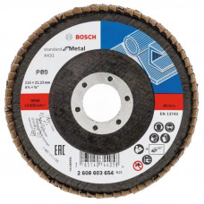 Круг лепестковый торцевой Bosch 115х22.2мм K80 2608603654