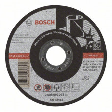 Отрезной круг, прямой Bosch 115 x 2,0 mm 2608600093 в Алматы