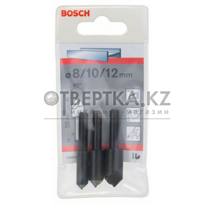 Набор Bosch из 3 конусных зенкеров 2608596667