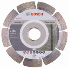 Алмазный отрезной круг Bosch 125x22,23x1,6x10 mm 2608602197 в Алматы
