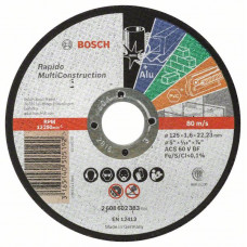 Отрезной круг прямой Bosch 2608602383 в Костанае