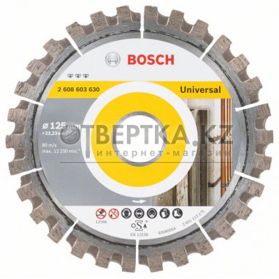 Алмазный отрезной круг Bosch 2608603630
