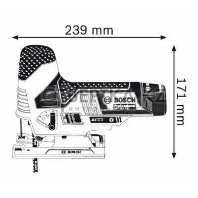 Аккумуляторный лобзик Bosch GST 12V-70 06015A1001 купить в Алматы, цена ...