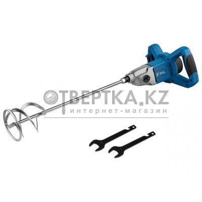 Миксер строительный BULL BM 1416 1600 Вт, 2 скор., M14, рег. об. + насадка