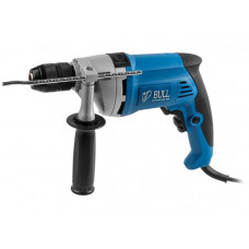 Дрель ударная BULL DR 1308 KL в кор. 850 Вт, БЗП металл 13 мм, 1 скорость, 0-2800 об/мин