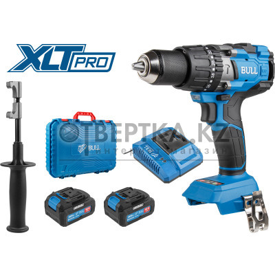 Аккум. дрель-шуруповерт BULL SR 1805 в чем. XLTpro, 2х4 А*ч, БЕСЩЕТ., 18 В, 120 Н*м, БЗП(мет.) 13 мм 1329603