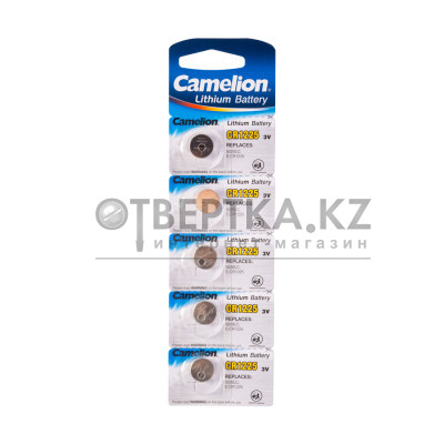 Батарейка CAMELION Lithium CR1225-BP5 CR1225-BP5 