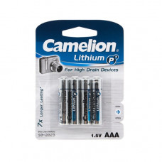 Батарейка CAMELION Lithium P7 FR03-BP4 4 шт. в блистере