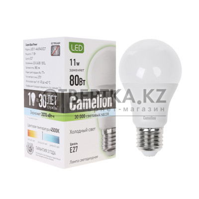 Эл. лампа светодиодная Camelion LED11-A60/845/E27