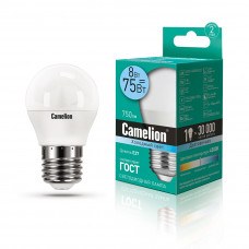 Лампа светодиодная Camelion LED8-G45/845/E27 в Шымкенте