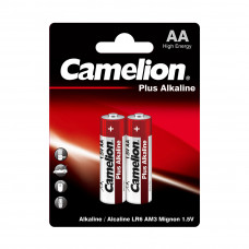 Батарейка CAMELION Plus Alkaline LR6-BP2 2 шт. в блистере в Актобе