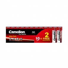 Батарейка CAMELION Plus Alkaline LR6-SP10+2 12 шт. в плёнке в Кокшетау