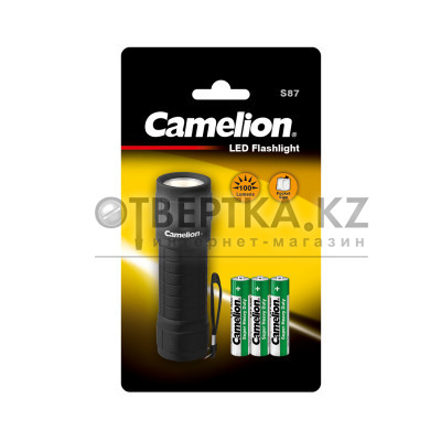 Фонарик Camelion S87 Black