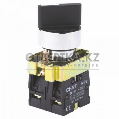 Переключатель CHINT NP2-BD21 2 положения с фиксацией 1НО IP40 574847