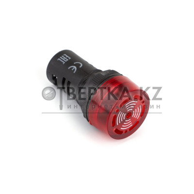 Сигнализатор звуковой CHINT ND16-22FS 22 мм красный LED АС220В 593399