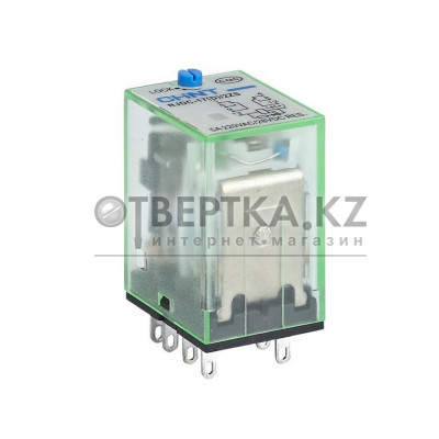 Промежуточное реле с кнопкой тестирования CHINT NJDC-17(D)/4ZS 4 конт. с инд. LED 3А AC230В 651145