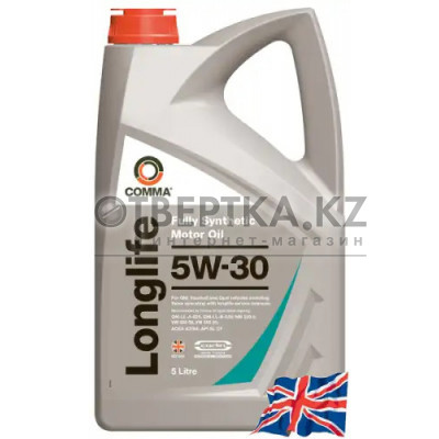 Масло моторное синтетическое COMMA GML5L